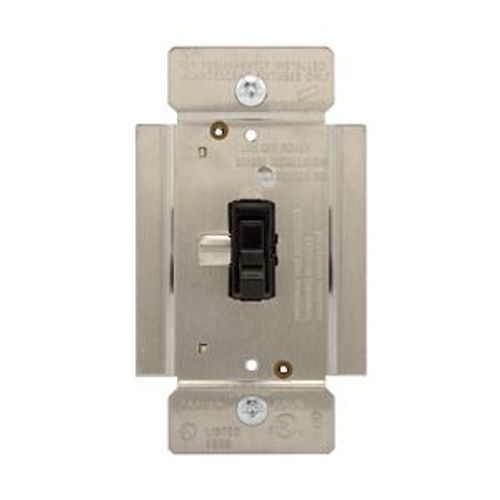 Main product image of Toggle Dimmer, Power Failure Mode, Non-Preset, 120V, Black, Indoor 1-Pole, 3-Way, 1-Phase, 1000W, TI3101-BK