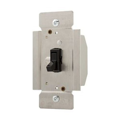 Main product image of Toggle Dimmer, Power Failure Mode, Non-Preset, 120V, Black, Indoor 1-Pole, 3-Way, 1-Phase, 1000W, TI3101-BK