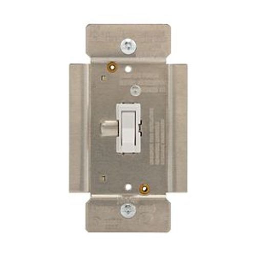 Main product image of Toggle Dimmer, Power Failure Mode, Lighted, Non-Preset, 120V, Indoor 1-Pole, 3-Way, 1-Phase, TI3101-W