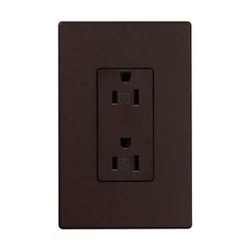 Main product image of Receptacle, 15A, 125V,Two-Pole, Thermoplastic, Brown, TR1107RB-SP-L