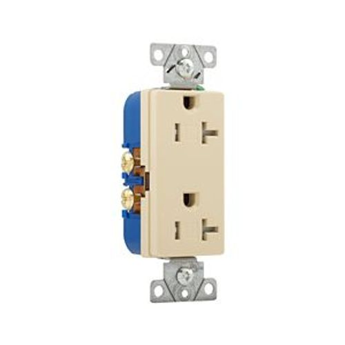 Main product image of Residential Duplex Receptacle, #14-10 Awg 20A 125V, Side Wire, Violet, TR1307V-BOX