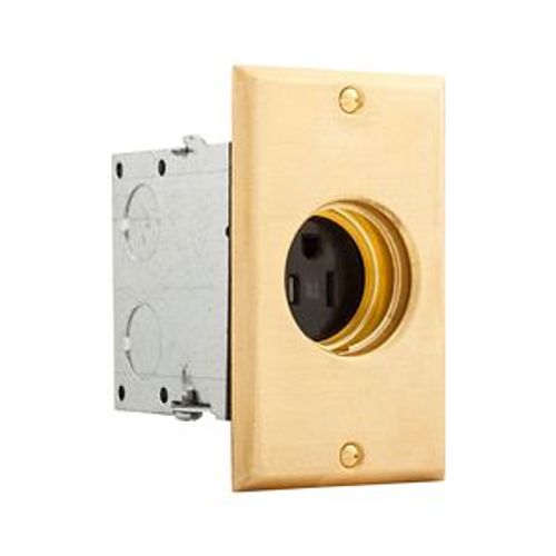 Main product image of Commercial Single Receptacle, #14-10 Awg 15A, Floor, Recessed 125V Floor Box, TR5797
