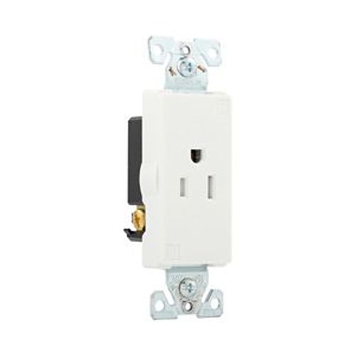 Main product image of Heavy-Duty Industrial Single Receptacle, #14-10 Awg 15A 125V, Impact-Resistant & Back Body, Pvc, TR6250W-BOX