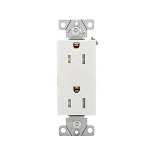 Main product image of Heavy-Duty Industrial Duplex Receptacle, #14-10 Awg 15A 125V, Impact-Resistant & Back Body, TR6252W-BOX