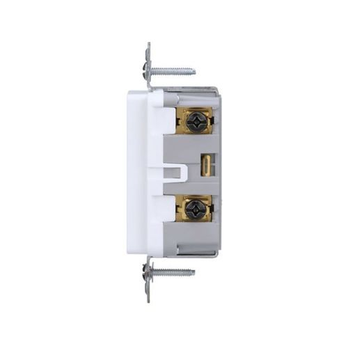 Main product image of Led Nightlight w/ Duplex Receptacle, #12-#14 Awg 15A, Flush Mount, 120/277V, 2-Pole 3-Wire, TR7734W-BOX