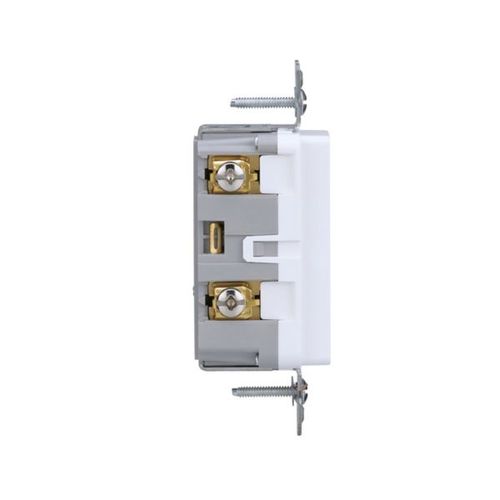 Main product image of Led Nightlight w/ Duplex Receptacle, #12-#14 Awg 15A, Flush Mount, 120/277V, 2-Pole 3-Wire, TR7734W-BOX