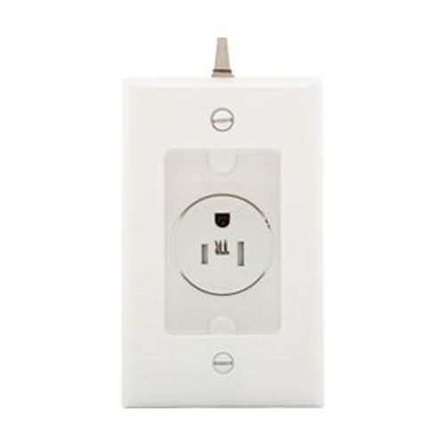 Main product image of Commercial Single Receptacle, #14-10 Awg 15A, Recessed 125V, Side Wire, TR775W-BOX-SP
