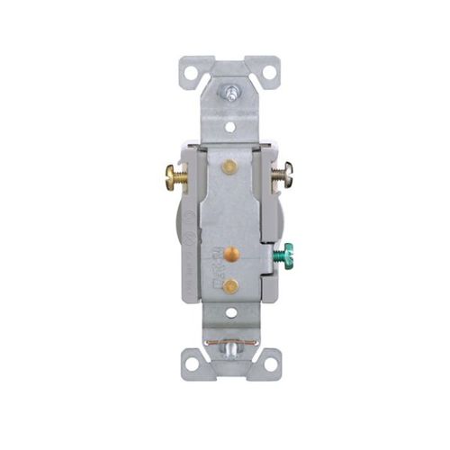 Main product image of Commercial Single Receptacle, #14-10 Awg 15A 125V, SideWire, Impact-Resistant & Back Body, Pvc, TR817W-BOX