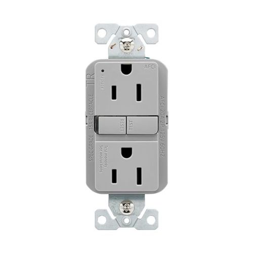 TRAF15GY - Eaton TRAF15GY - Slim Afci Receptacle, Visual Trip Indicator ...