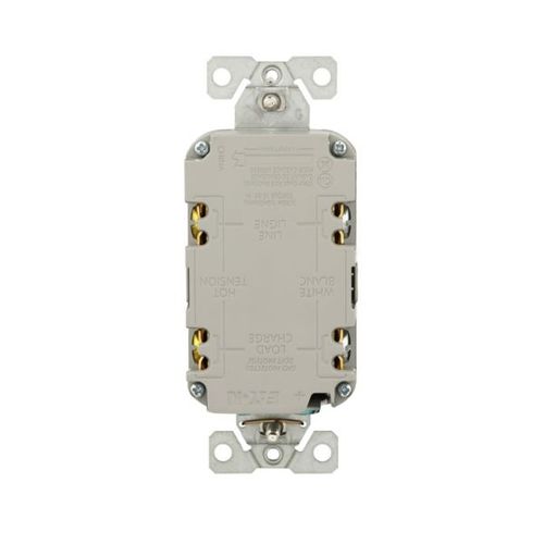Main product image of Tamper-Resistant, Self-Test Gfci, 15A, 125V, Gray, Slim Design, TRGF15GY
