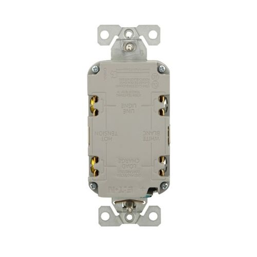 Main product image of Tamper-Resistant, Self-Test Gfci, 15A, 125V, Light Almond, Slim Design, TRGF15LA