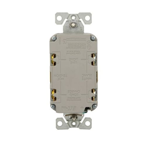 Main product image of Tamper-Resistant, Self-Test Gfci, 15A, 125V, Ivory, Slim Design, TRGF15V