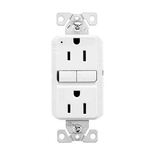Main product image of Tamper-Resistant, Self-Test Gfci, 15A, 125V, White, 50 Pack, Slim Design, TRGF15W-50