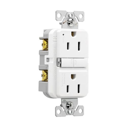 Main product image of Tamper-Resistant, Self-Test Gfci, 15A, 125V, White, 50 Pack, Slim Design, TRGF15W-50
