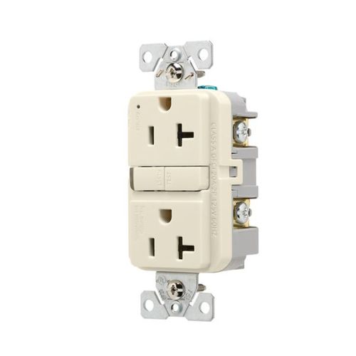 Main product image of Tamper-Resistant, Self-Test Gfci, 20A, 125V, Light Almond, Slim Design, TRGF20LA