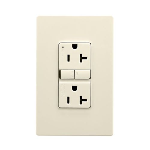 Main product image of Tamper-Resistant, Self-Test Gfci, 20A, 125V, Light Almond, Slim Design, TRGF20LA