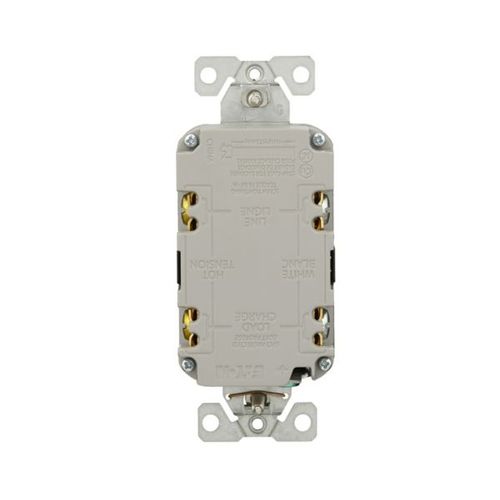 Main product image of Tamper-Resistant, Controlled, Self-Test Gfci, 15A, 125V, Black, Slim Design, TRGFC15BK