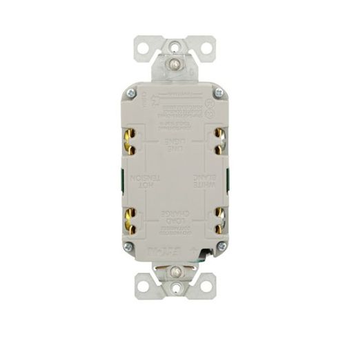 Main product image of Tamper-Resistant, Controlled, Self-Test Gfci, 15A, 125V, Green, Slim Design, TRGFC15GN