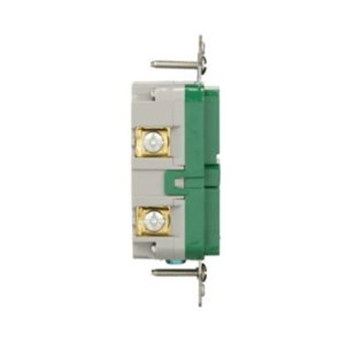Main product image of Tamper-Resistant, Controlled, Self-Test Gfci, 15A, 125V, Green, Slim Design, TRGFC15GN
