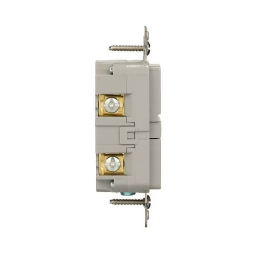 Main product image of Tamper-Resistant, Controlled, Self-Test Gfci, 15A, 125V, Gray, Slim Design, TRGFC15GY