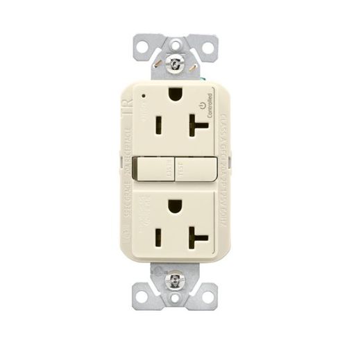 Main product image of Tamper-Resistant, Controlled, Self-Test Gfci, 20A, 125V, Light Almond, Slim Design, TRGFC20LA