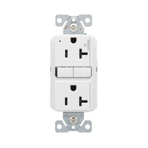 Main product image of Tamper-Resistant, Controlled, Self-Test Gfci, 20A, 125V, White, Slim Design, TRGFC20W