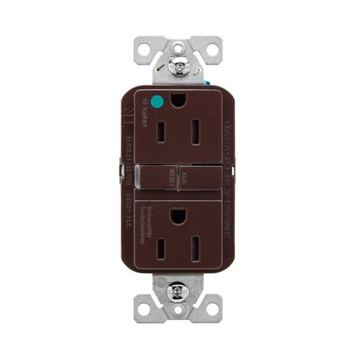 Main product image of Tr Hg Gfci, 15A, 125V, Brown, Slim, TRGFH15B