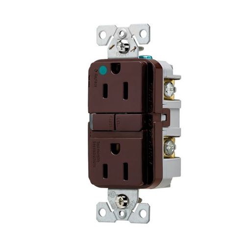 Main product image of Tr Hg Gfci, 15A, 125V, Brown, Slim, TRGFH15B