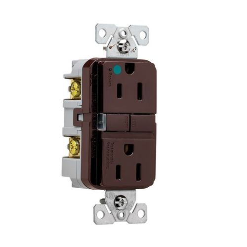 Main product image of Tr Hg Gfci, 15A, 125V, Brown, Slim, TRGFH15B