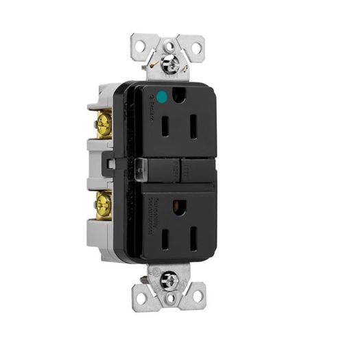 Main product image of Tr Hg Gfci, 15A, 125V, Black, Slim, TRGFH15BK