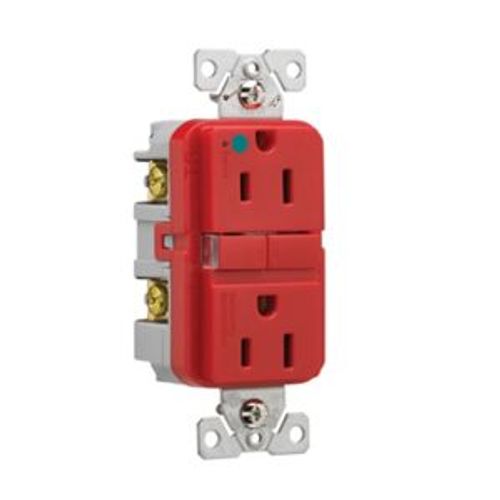 Main product image of Tr Hg Gfci, 15A, 125V, Red, Slim, TRGFH15RD