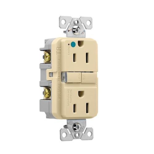 Main product image of Tr Hg Gfci, 15A, 125V, Ivory, Slim, TRGFH15V