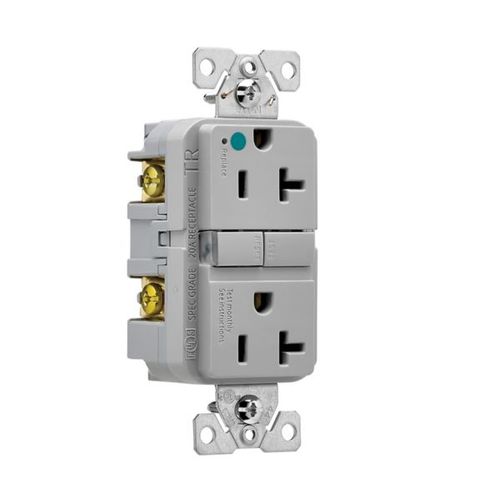 Main product image of Tr Hg Gfci, 20A, 125V, Gray, Slim, TRGFH20GY
