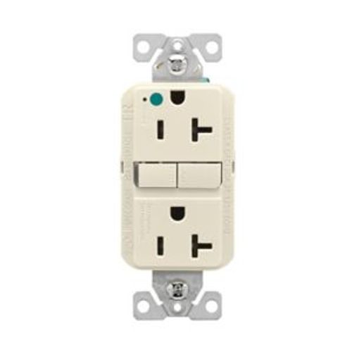 Main product image of Tr Hg Gfci, 20A, 125V, Light Almond, Slim, TRGFH20LA