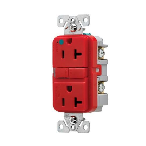 Main product image of Tr Hg Gfci, 20A, 125V, Red, Slim, TRGFH20RD