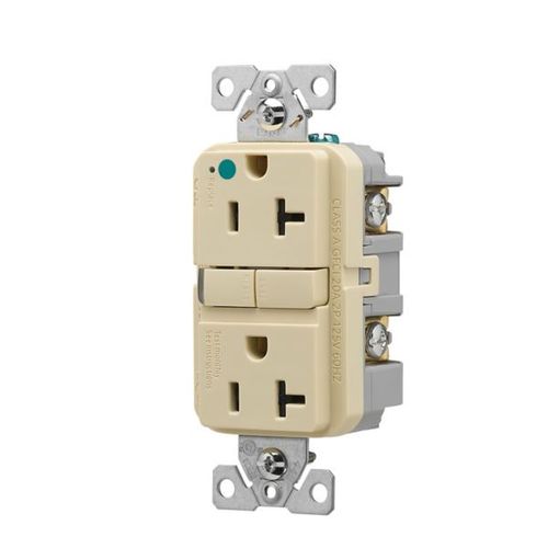 Main product image of Tr Hg Gfci, 20A, 125V, Ivory, Slim, TRGFH20V