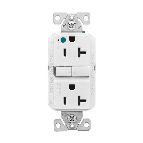 Main product image of Tr Hg Gfci, 20A, 125V, White, Slim, TRGFH20W