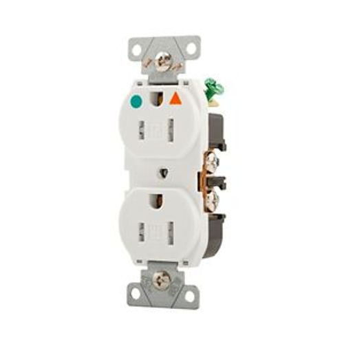 Main product image of Arrow Hart Duplex Receptacle, #14-10 Awg 15A, 125V, Impact-Resistant Nylon, Duplex, TRIG8200W