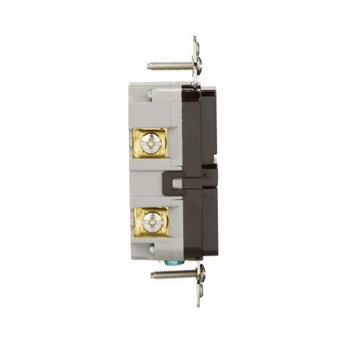 Main product image of Tamper And Weather-Resistant, Self-Test Gfci, 15A, 125V, Brown, Slim Design, TWRGF15B