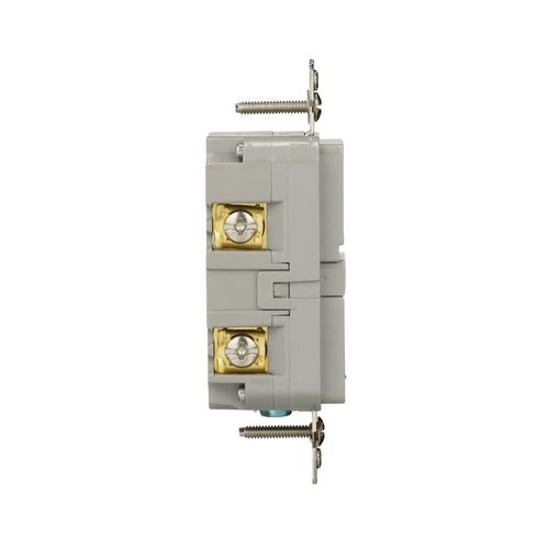 Main product image of Tamper And Weather-Resistant, Self-Test Gfci, 15A, 125V, Gray, Slim Design, TWRGF15GY