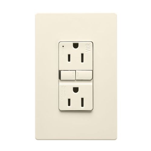 Main product image of Tamper And Weather-Resistant, Self-Test Gfci, 15A, 125V, Light Almond, 50 Pack, Slim Design, TWRGF15LA-50
