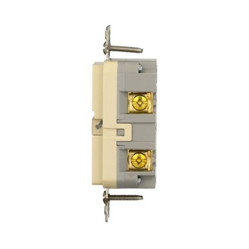 Main product image of Tamper And Weather-Resistant, Self-Test Gfci, 15A, 125V, Ivory, Slim Design, TWRGF15V