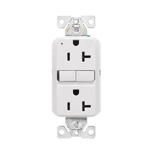 Main product image of Tamper And Weather-Resistant, Self-Test Gfci, 20A, 125V, White, 50 Pack, Slim Design, TWRGF20W-50