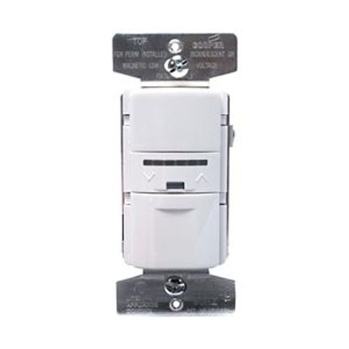 Main product image of Vacancy Sensor & Dimmer, Dimmer Sensor, 120V, Black, 1-Pole, 1-Phase, 1000 Sq Ft, Vacancy, 600W, VS106D1-BK