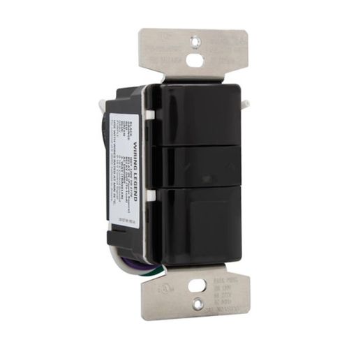 Main product image of Occupancy Sensor & Dimmer, Dim Sensr, 8/10A, 120/277V, Black, 1-Pole, 3Way, 1-Ph, 1200/2200W, VS10D7-BK