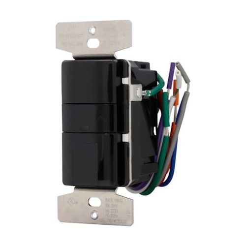 Main product image of Occupancy Sensor & Dimmer, Dim Sensr, 8/10A, 120/277V, Black, 1-Pole, 3Way, 1-Ph, 1200/2200W, VS10D7-BK