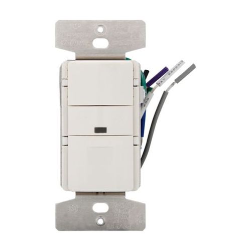 Main product image of Occupancy Sensor & Dimmer, 8/10A, 120/277V, Light Almond, 1-Pole, 3-Way, 1-Ph, 1200/2200W, VS10D7-LA