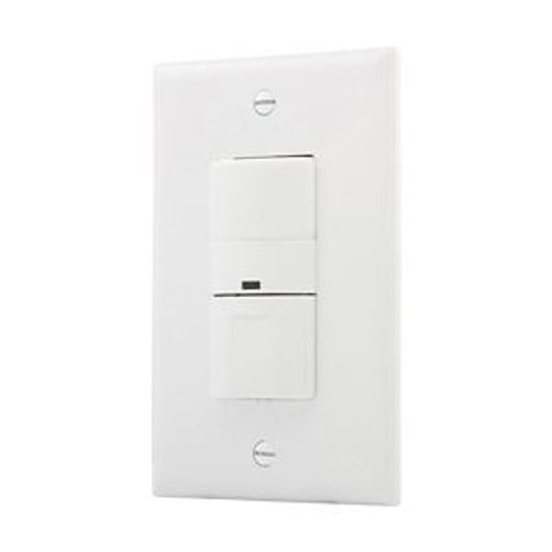 Main product image of Vacancy Sensor Switch, No Neutral Connection, 120V, 1-Pole, 3-Way, 1-Phase, 450 Sq Ft, 600W, VS306U-W