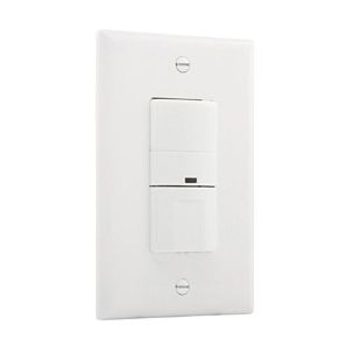 Main product image of Vacancy Sensor Switch, No Neutral Connection, 120V, 1-Pole, 3-Way, 1-Phase, 450 Sq Ft, 600W, VS306U-W