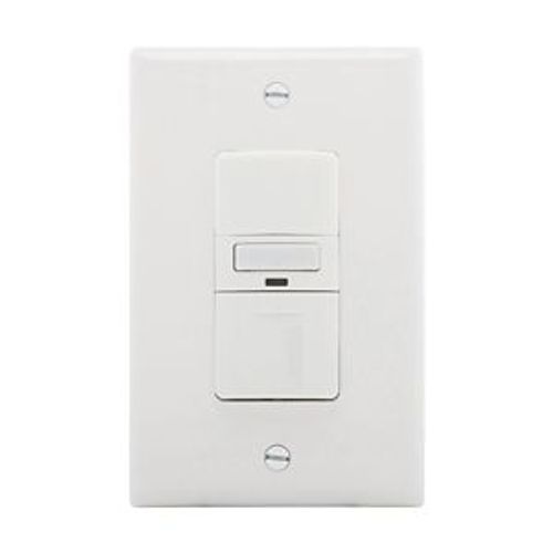Main product image of Vacancy Sensor Switch, w/ Nightlight, 120V, 1-Pole, 3-Way, 1-Phase, 1000 Sq Ft, Vacancy, 1000W, VS310U-W